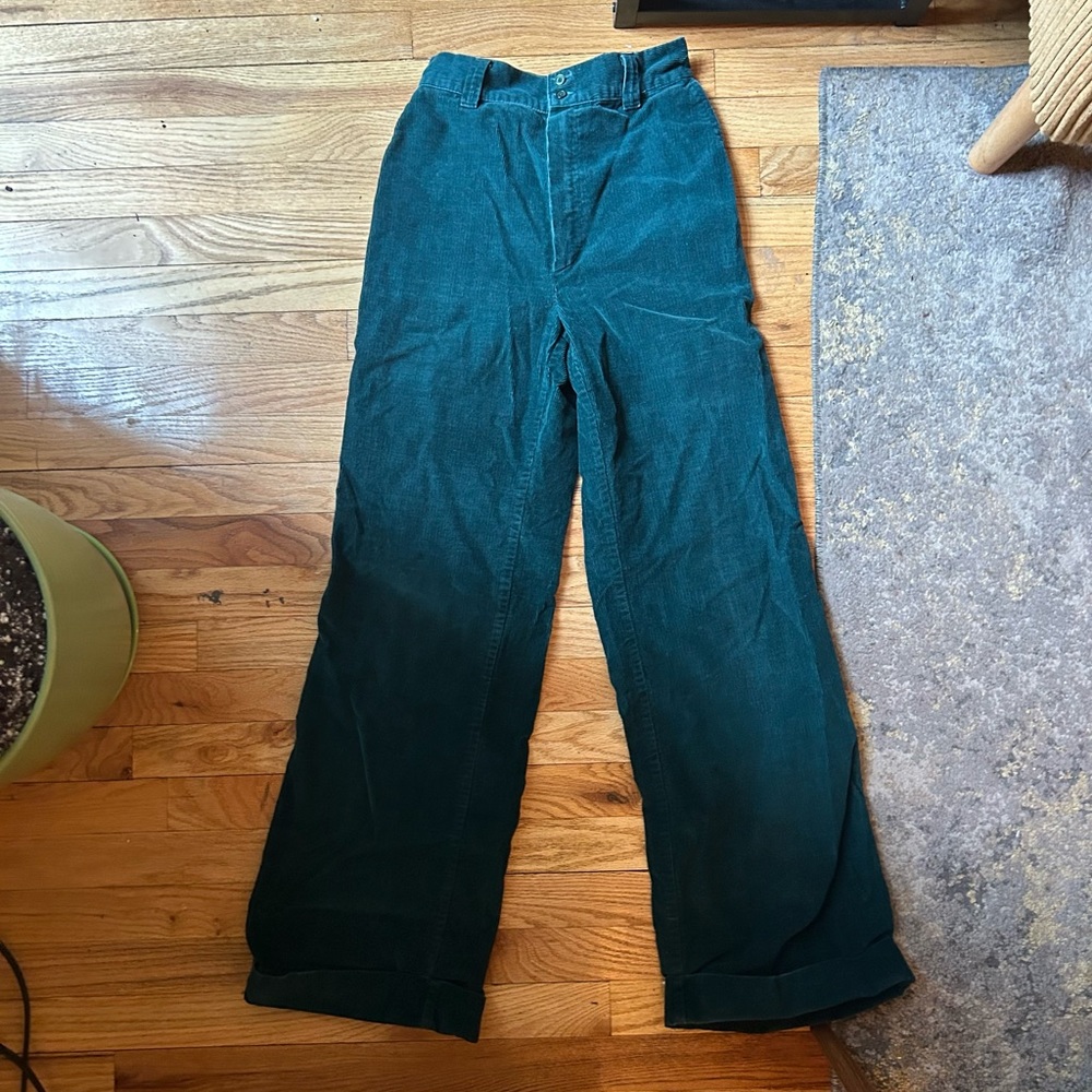 Green Corduroy Pants